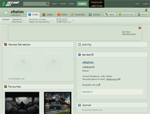 Tablet Screenshot of efkafoto.deviantart.com