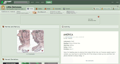 Desktop Screenshot of little-demoness.deviantart.com
