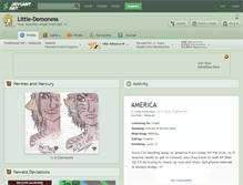 Tablet Screenshot of little-demoness.deviantart.com