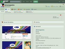 Tablet Screenshot of oliverespectro.deviantart.com