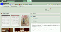 Desktop Screenshot of mounkeygirl.deviantart.com