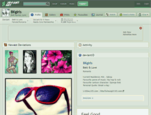 Tablet Screenshot of bkgirls.deviantart.com