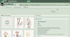Desktop Screenshot of diamondblade26z.deviantart.com