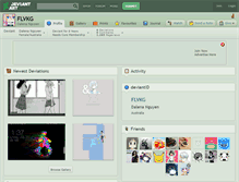 Tablet Screenshot of flvkg.deviantart.com