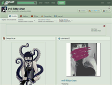 Tablet Screenshot of evil-kitty-chan.deviantart.com
