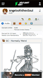 Mobile Screenshot of angelxofxthexsoul.deviantart.com
