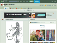 Tablet Screenshot of angelxofxthexsoul.deviantart.com