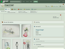 Tablet Screenshot of dragononigiri.deviantart.com