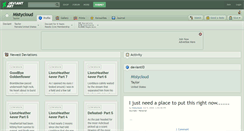 Desktop Screenshot of mistycloud.deviantart.com