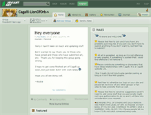 Tablet Screenshot of cagalli-lionoforb.deviantart.com