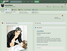 Tablet Screenshot of nezumikun.deviantart.com