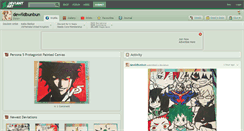 Desktop Screenshot of dewildbunbun.deviantart.com