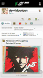 Mobile Screenshot of dewildbunbun.deviantart.com