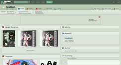 Desktop Screenshot of headbash.deviantart.com