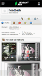 Mobile Screenshot of headbash.deviantart.com