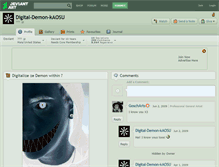 Tablet Screenshot of digital-demon-kaosu.deviantart.com