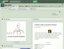 Tablet Screenshot of jisou-kishi.deviantart.com
