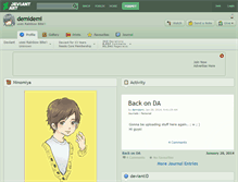 Tablet Screenshot of demidemi.deviantart.com