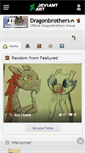Mobile Screenshot of dragonbrothers.deviantart.com