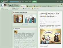Tablet Screenshot of dragonbrothers.deviantart.com