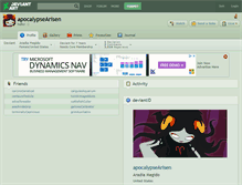 Tablet Screenshot of apocalypsearisen.deviantart.com