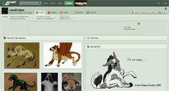 Desktop Screenshot of lobaeclipse.deviantart.com