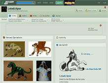 Tablet Screenshot of lobaeclipse.deviantart.com