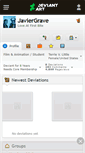 Mobile Screenshot of javiergrave.deviantart.com