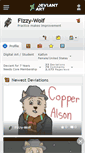 Mobile Screenshot of fizzy-wolf.deviantart.com