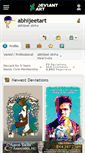 Mobile Screenshot of abhijeetart.deviantart.com