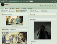 Tablet Screenshot of indojo.deviantart.com