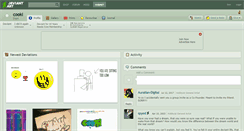 Desktop Screenshot of cooki.deviantart.com