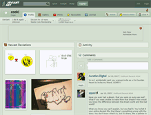 Tablet Screenshot of cooki.deviantart.com