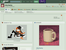 Tablet Screenshot of miss-becky.deviantart.com