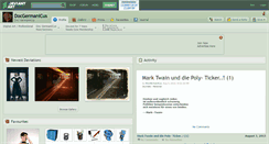 Desktop Screenshot of docgermanicus.deviantart.com