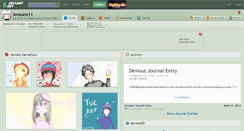 Desktop Screenshot of loveuno11.deviantart.com