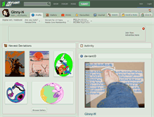 Tablet Screenshot of ginny-n.deviantart.com