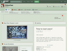 Tablet Screenshot of chikoxchan.deviantart.com
