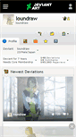 Mobile Screenshot of loundraw.deviantart.com