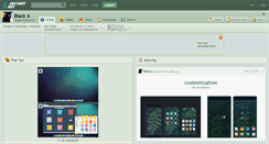 Desktop Screenshot of black-a.deviantart.com
