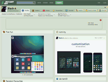 Tablet Screenshot of black-a.deviantart.com