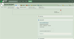 Desktop Screenshot of foreverwarheart.deviantart.com