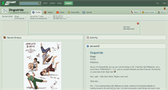 Desktop Screenshot of dingostride.deviantart.com