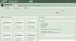 Desktop Screenshot of jonofthefunk.deviantart.com