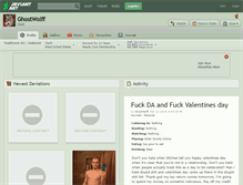 Tablet Screenshot of ghostwolff.deviantart.com
