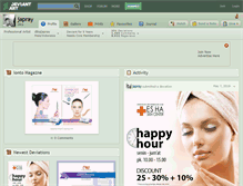 Tablet Screenshot of japray.deviantart.com