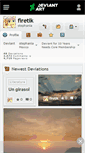 Mobile Screenshot of firetik.deviantart.com