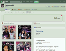 Tablet Screenshot of fantastic-girl.deviantart.com