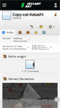 Mobile Screenshot of copy-cat-kakashi.deviantart.com