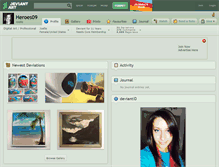 Tablet Screenshot of heroes09.deviantart.com